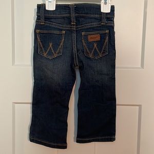 Wrangler Jeans with adjustable button waist (18 months)